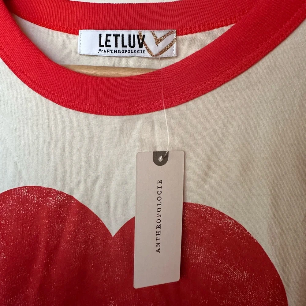 Anthropologie Letluv Heart Ringer Tee - Picture 6 of 11